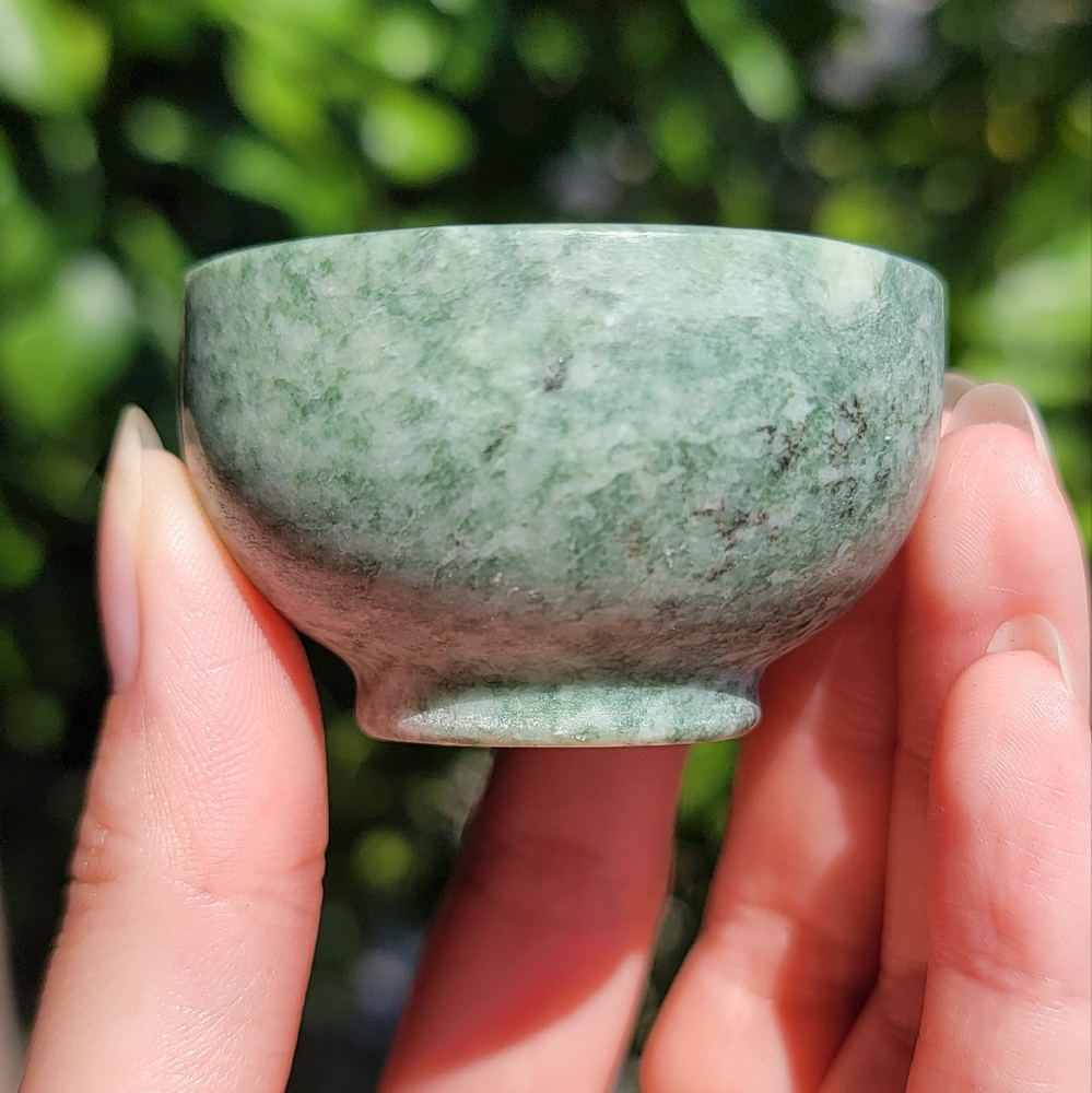 (#23) NEW 2" x 1.375" JADE BOWL
